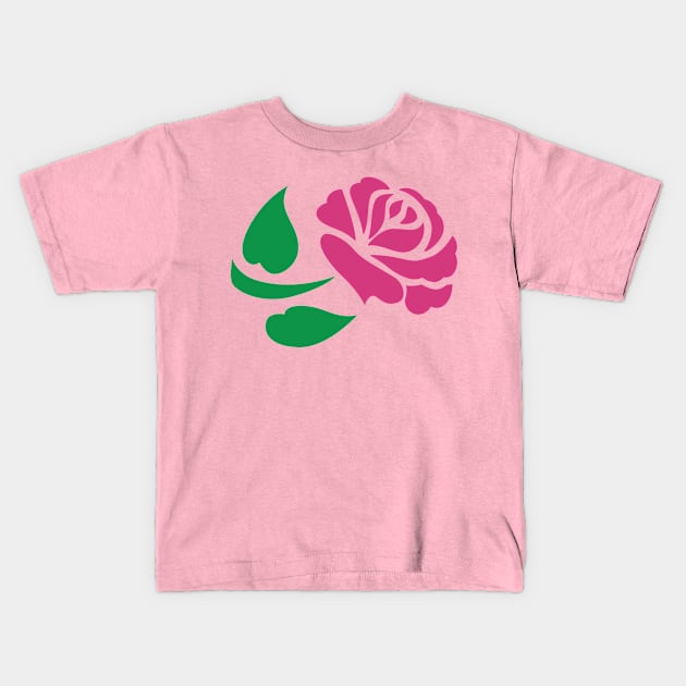 G1 Alternate June Rose symbol Kids T-Shirt by CloudyGlow